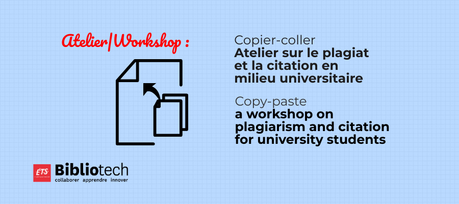 Copier Coller Atelier Sur Le Plagiat Et La Citation En Milieu Universitaire Copy Paste A Workshop On Plagiarism And Quotations For University Students Interface